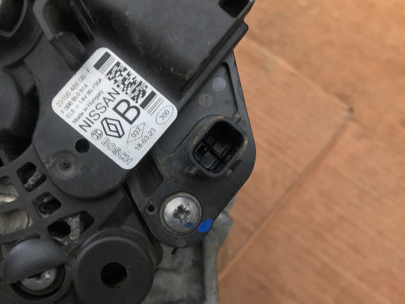 NISSAN QASHQAI J11 MK2 2013-20 1.6 DCI DIESEL ALTERNATOR 14V BOSCH 4BE0B-F