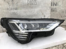 AUDI E-TRON COMPLETE RIGHT SIDE FRONT HEADLIGHT GENUINE, ECU BALLAST 4KE941040A