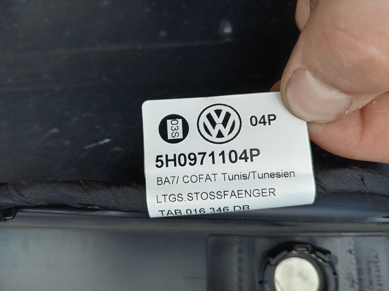 VW GOLF MK8 R-LINE 2019-24 REAR BUMPER PDC GENUINE 5H6807421D