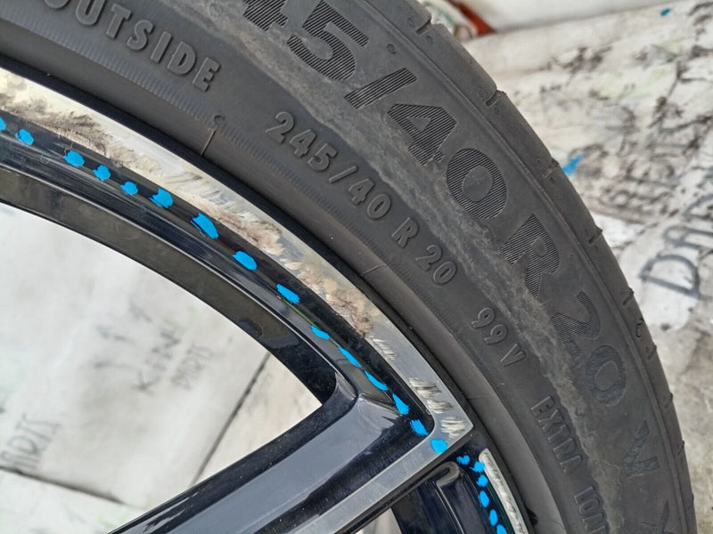 POLESTAR 2 GENUINE REAR ALLOY WHEEL RIM 20" 8Jx20H2 ET54 TYRE 245/40/R20