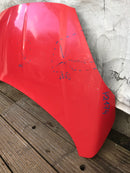 FORD COURIER MK1 2014-22 GENUINE BONNET HOOD PANEL in WHITE /RED ADGHESVE