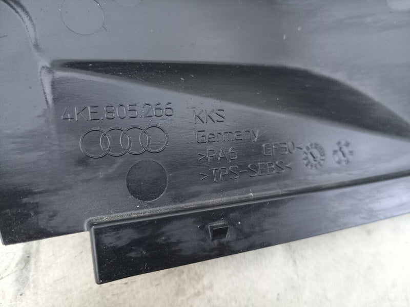 AUDI E-TRON 2018-RIGHT O/S COWL WATER DEFLECTOR CROSS MEMBER BRACKET 4KE805266