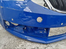 SKODA OCTAVIA III MK3 2013-2016 BLUE FRONT BUMPER GENUINE 5E0807221N