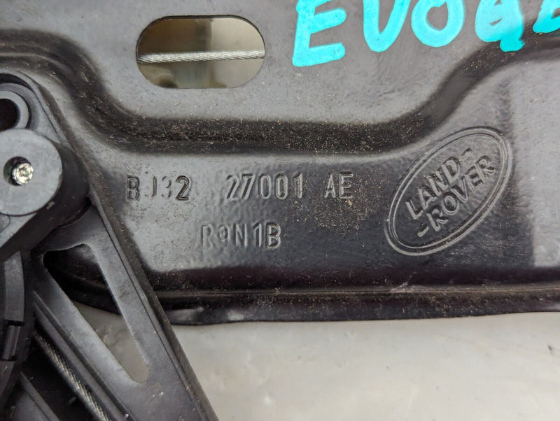 RANGE ROVER EVOQUE L538 REAR LEFT N/S WINDOW REGULATOR & MOTOR BJ32-27001-AE