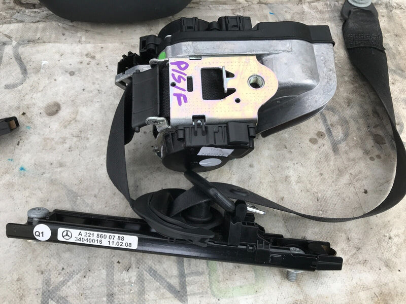 MERCEDES S-CLASS W221 2006-13 COMPLETE DASHBOARD SET & 4x AIRBAG & SEATBELTS