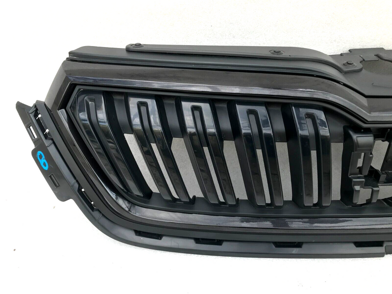 SKODA KAMIQ MONTE CARLO 19-23 FRONT BUMPER RADIATOR GRILL GRILLE & TOP COVER