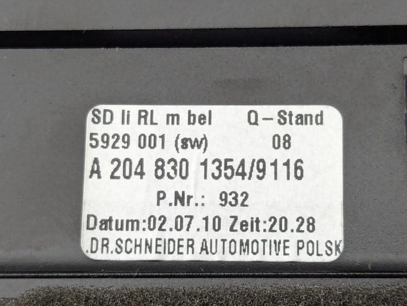 MERCEDES-BENZ C-CLASS W204 07-11 FRONT LEFT PASSENGER N/S AIR VENT A2048301354