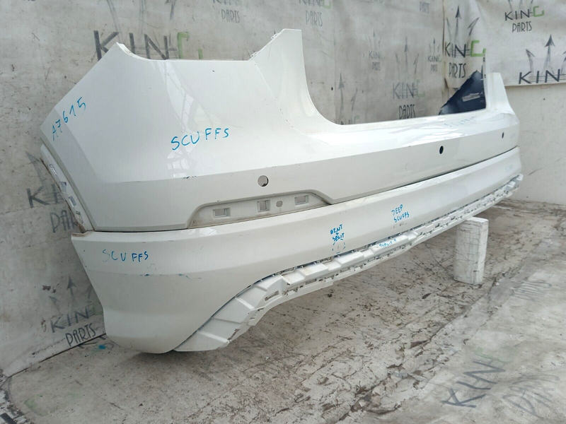 AUDI Q2 SQ2 SPORT 2017-21 WHITE REAR BUMPER GENUINE PDC 81A807323