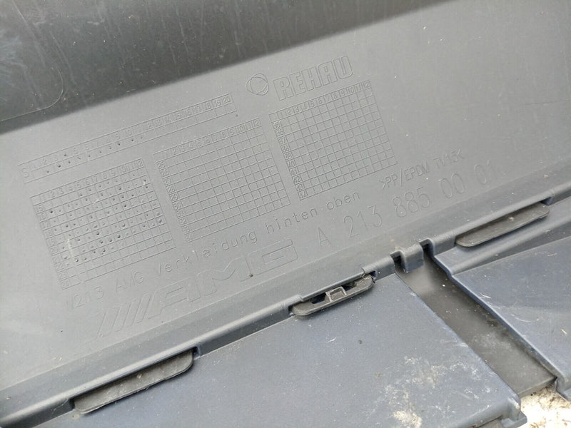 MERCEDES E W213 AMG 2016-2020 REAR BUMPER 6x PDC GENUINE A2138850001