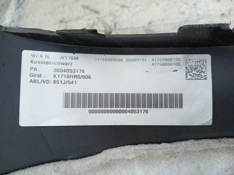MERCEDES A-CLASS W176 2013-2017 REAR BUMPER GENUINE A1768850000