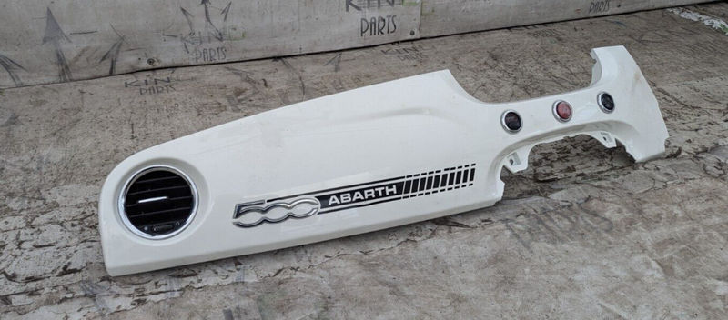 FIAT ABARTH 500 08-15 CENTER DASHBOARD TRIM PANEL W/AIR VENT & SWITCHES 51803294