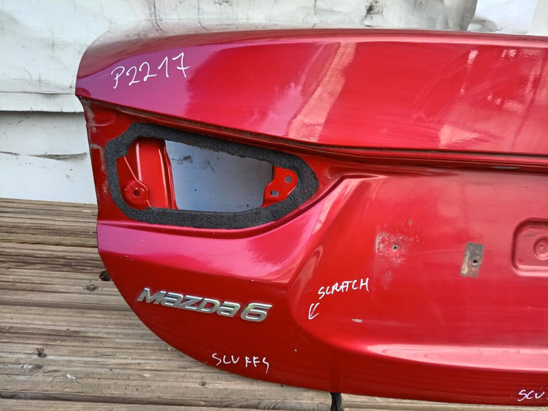 MAZDA 6 MK3 (GJ) 2013-20 GENUINE TAILGATE BOOT LID PANEL in RED