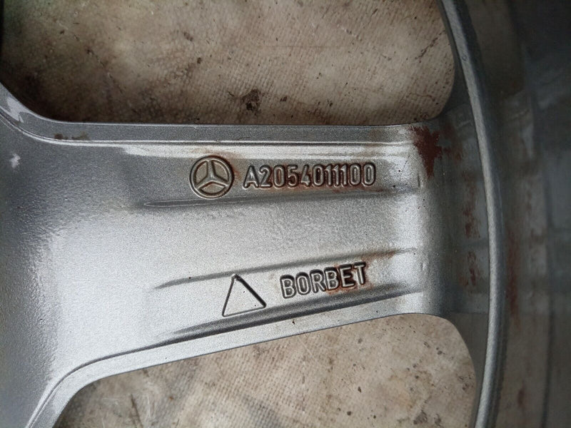 MERCEDES W205 GENUINE ALLOY WHEEL RIM 18' 7.5Jx18H2 ET44 TYRE 225x45 R18
