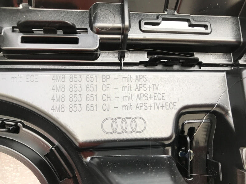 AUDI Q8 SQ8 FACELIFT LCI 2024 FRONT BUMPER GRILL RADIATOR GRILLE 4M8853651CJ