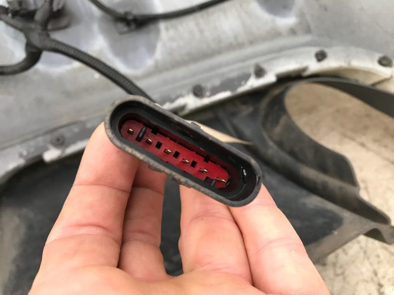 FIAT 500 ABARTH 08-15 COMPLETE REAR BUMPER, 4x PDC SENSOR , WIRING LOOM