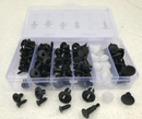 100PCS CAR BUMPER CLAMP CLIPS PLASTIC FASTENER PUSH SET KIT MIXED, TRIM FENDER