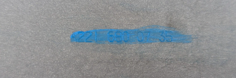 MERCEDES S-CLASS W221 06-13 REAR LEFT N/S SIDE SKIRT RAIL TRIM A2216800735