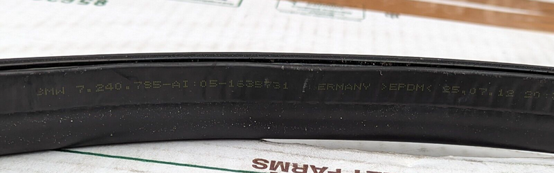 BMW 3 SERIES F30 2011-2019 PARCEL SHELF LOAD RUBBER SEAL 7240785 GENUINE