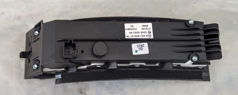 MERCEDES S-CLASS W221 06-13 INSTRUMENT PANEL CONTROL SWITCH UNIT A2218703779