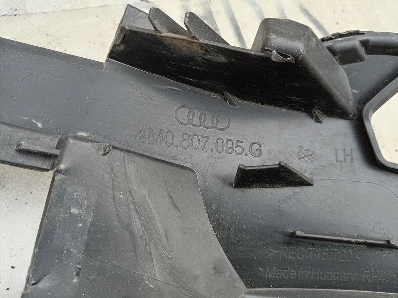 AUDI Q7 S LINE 2015-2019 FRONT BUMPER LEFT CORNER BRACKET 4M0807095