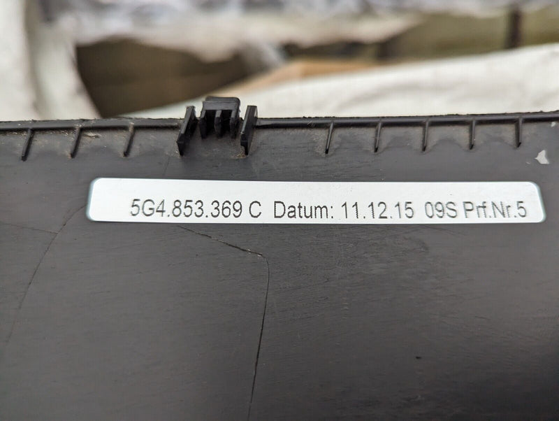 VW GOLF GTI R MK7 2012-2020 FRONT LEFT N/S INTERIOR INNER SILL TRIM 5G4853369