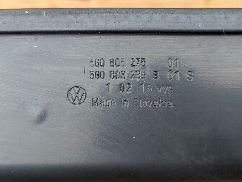VW GOLF MK7 2012-2020 FRONT WINDSCREEN LOWER SCUTTLE PANEL 5G0805275 GENUINE