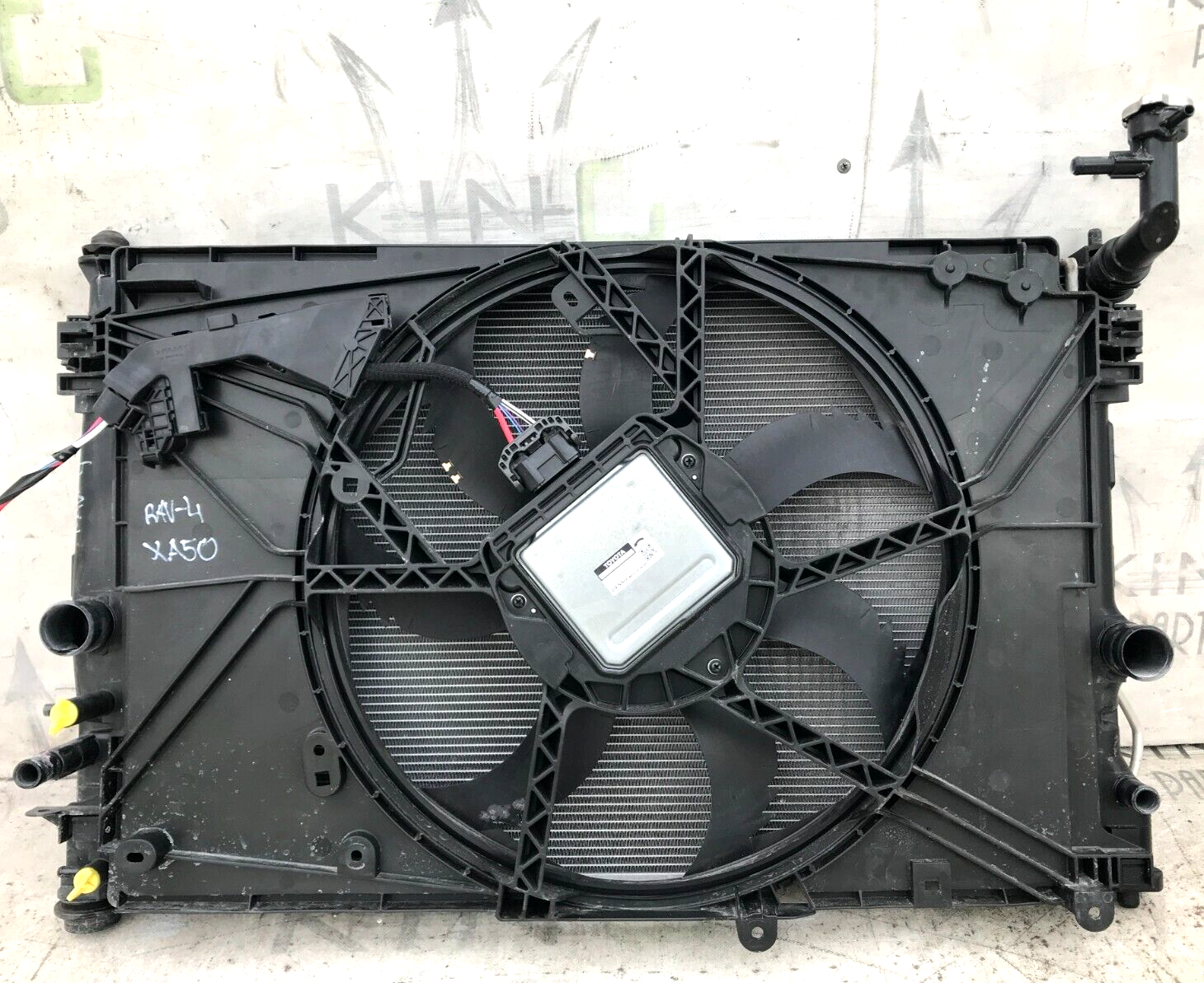 TOYOTA RAV4 XA50 2.5 HYBRID COOLING PACK RADIATOR, FAN MOTOR, AIR CON