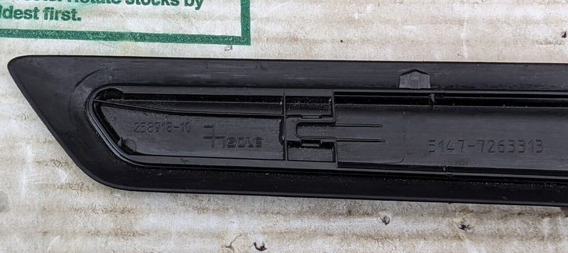 BMW 3 SERIES F30 2011-2019 REAR LEFT N/S DOOR SILL ENTRY TRIM COVER 51477263313