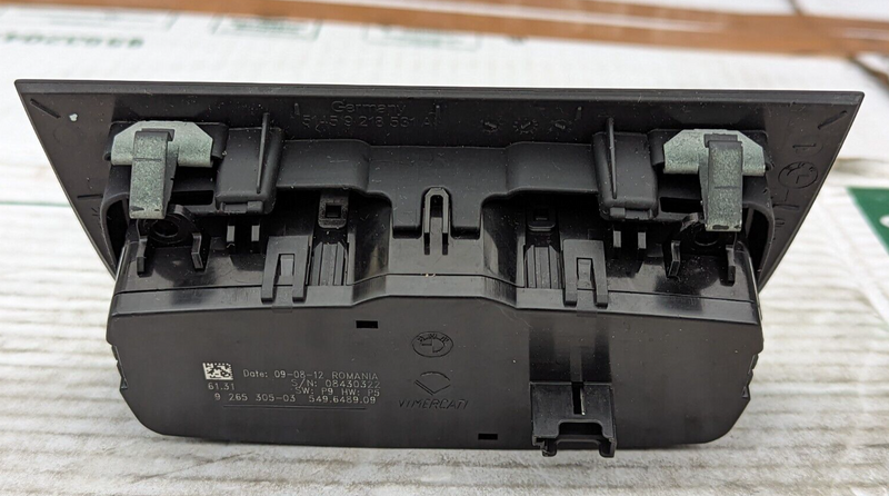 BMW 3 SERIES F30 11-19 HEADLIGHT FOG LIGHT CONTROL SWITCH TRIM 9218531 GENUINE