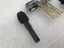 AUDI A6 C7 11-14 FRONT DOOR SET KEYS 2x LOCK INSERT KEYs CHROME COVER 4G0800375C