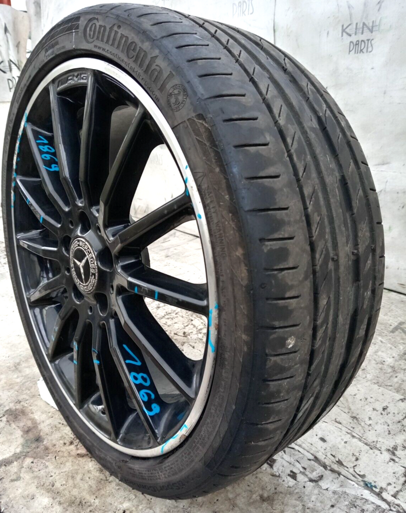 MERCEDES A W176 AMG GENUINE ALLOY WHEEL RIM 18" 7.5J ET52 TYRE 225/40 R18