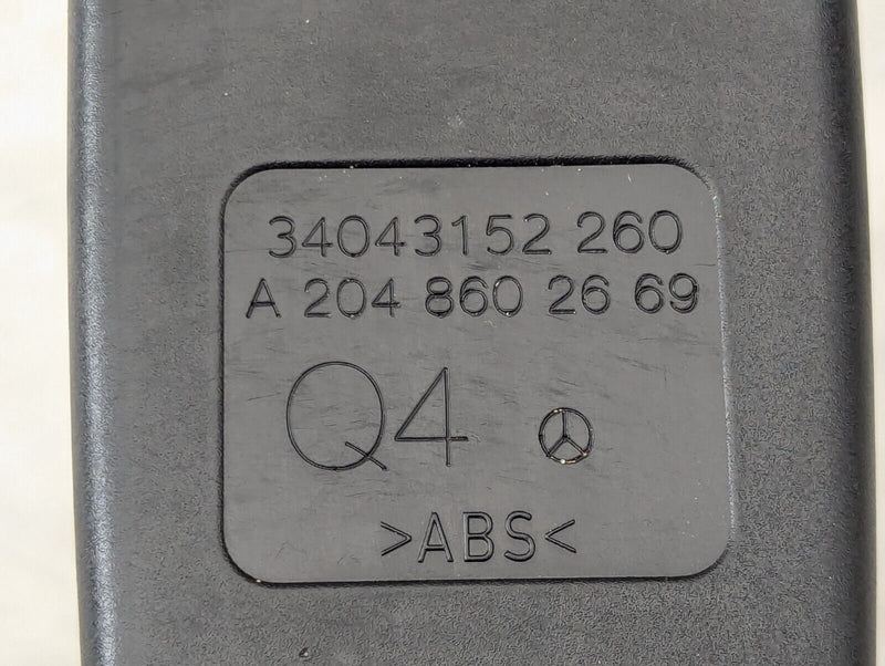 MERCEDES-BENZ C-CLASS W204 07-11 CENTER REAR SEAT TWIN BELT BUCKLE A2048602669