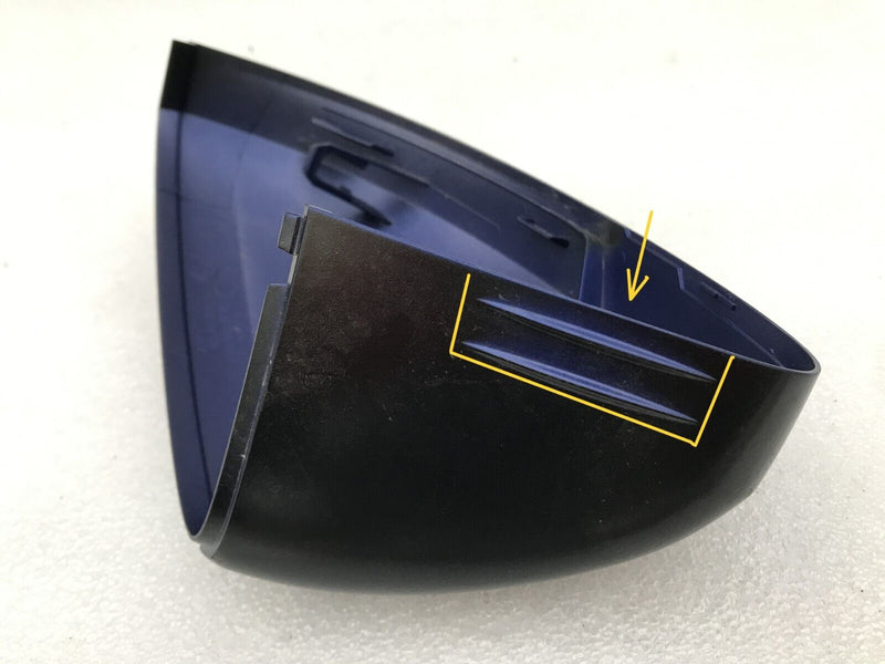 VW TIGUAN MK2 5N 16-22 RIGHT DOOR WING MIRROR TRIM COVER without BLIND SPOT HOLE