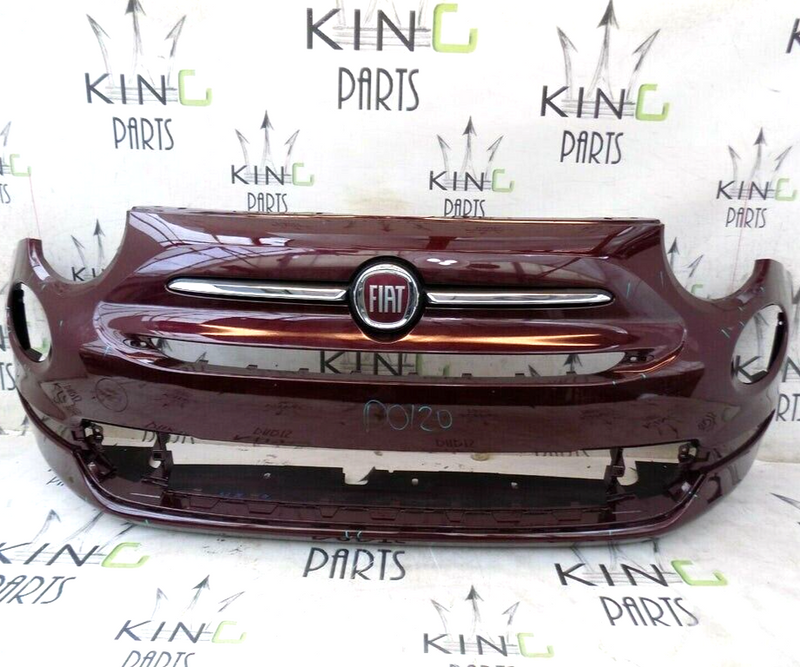 FIAT 500 LOUNGE FACELIFT 15-23 FRONT BUMPER GENUINE & BADGE LOGO 735619491 D0120