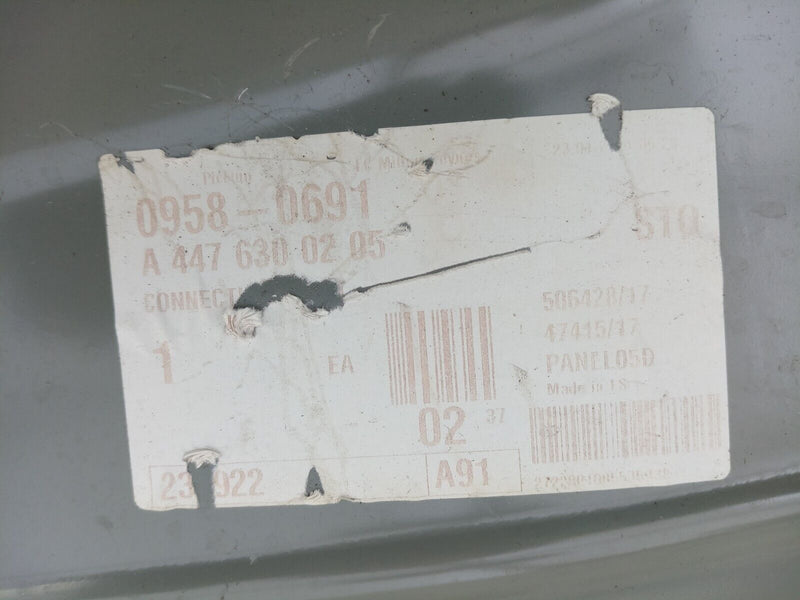 MERCEDES VITO MK3 W447 2015-ON RIGHT SIDE REAR CORNER INNER QUARTER PANEL