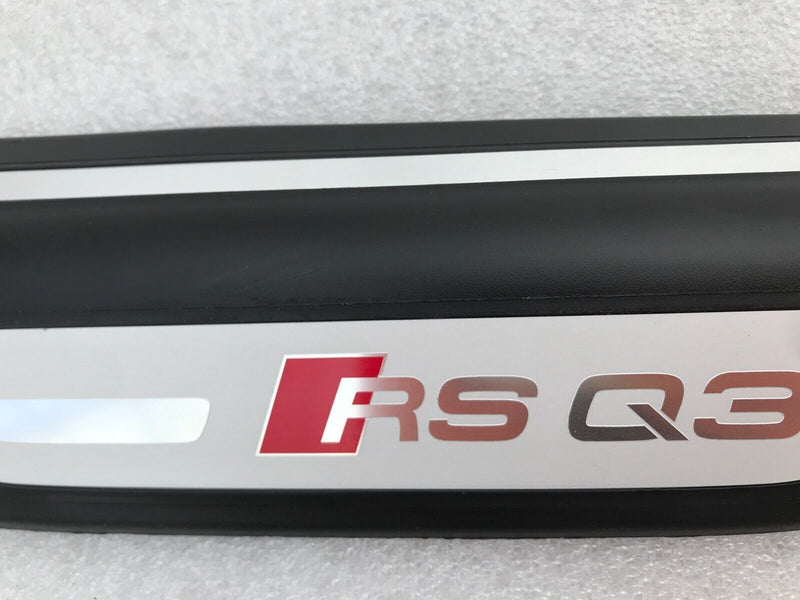 AUDI RS Q3 8U 11-18 REAR DOOR LEFT SIDE STEP PLATE SILL TRIM COVER 8U0.853.375D