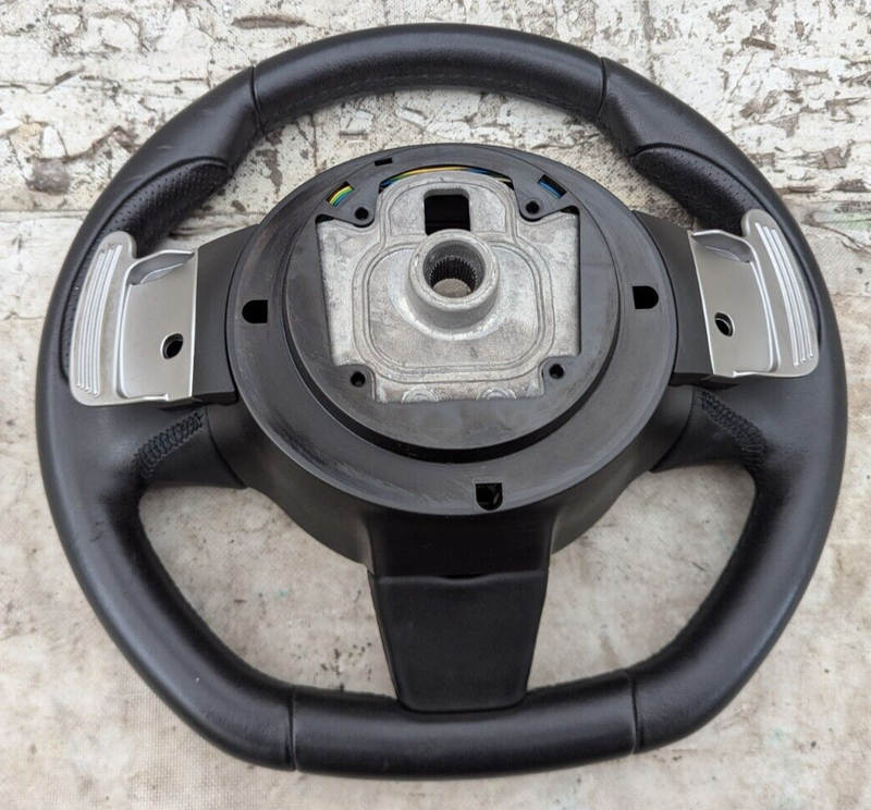 FIAT ABARTH 500 08-15 MULTIFUNCTION STEERING WHEEL W/PADDLES 34101163A GENUINE