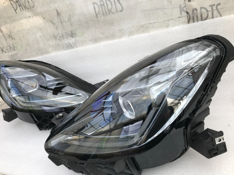 MASERATI GRECALE M182 *NEW COMPLETE PAIR FRONT HEADLIGHT LEFT & RIGHT SIDE, ECU