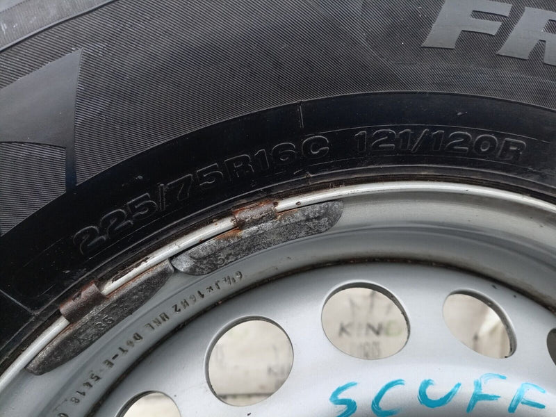 MERCEDES SPRINTER W910 STEEL WHEEL RIM 16' 6.5Jx16H2 ET62 TYRE 225/75R/16C