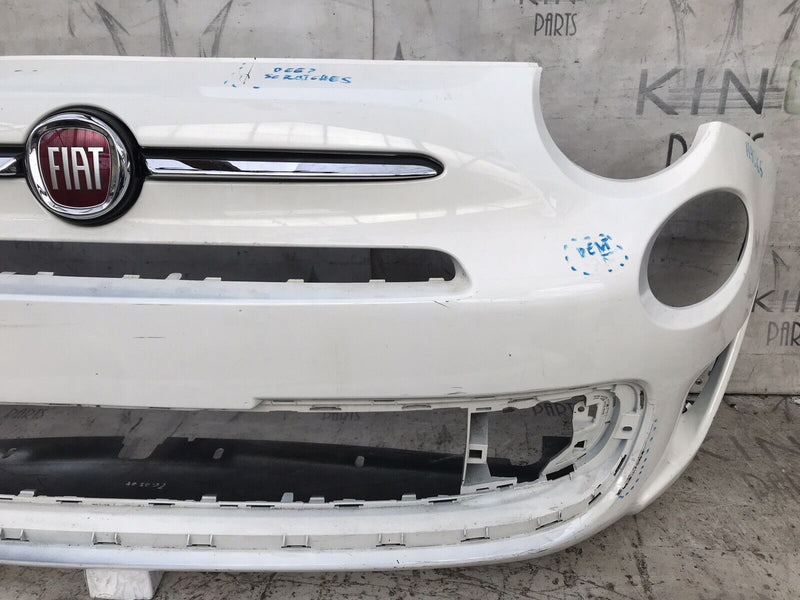 FIAT 500 S SPORT FACELIFT 2016-ON FRONT BUMPER GENUINE & TOP BADGE LOGO