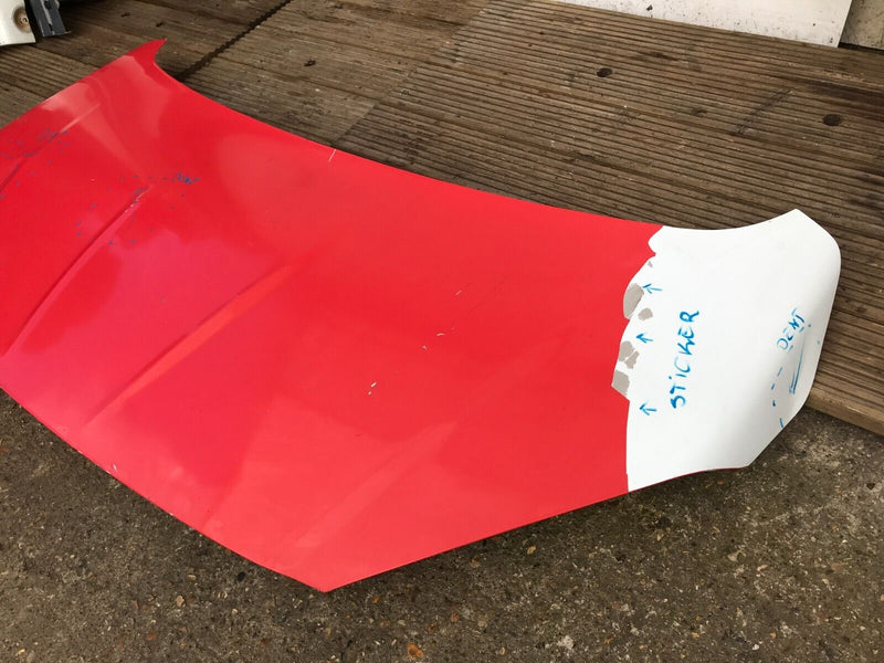 FORD COURIER MK1 2014-22 GENUINE BONNET HOOD PANEL in WHITE /RED ADGHESVE