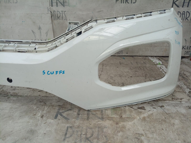 VW T-ROC 2G 2017-2018 FRONT BUMPER GENUINE in WHITE, PDC HOLES 2GA807221J