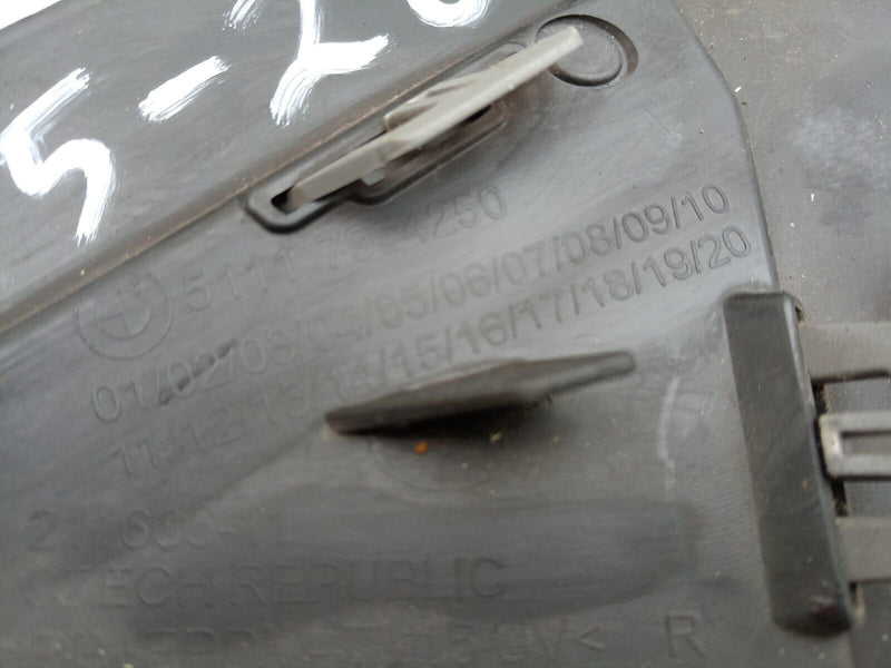 BMW X1 F48 LCI 2019-22 FRONT BUMPER  RIGHT GRILLE TRIM 5111 7954250