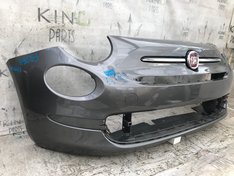 FIAT 500 LOUNGE FACELIFT 2015-23 FRONT BUMPER & TOP BADGE LOGO 735619491