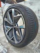 SKODA ENYAQ ALLOY WHEEL RIM 21" 21x9J-N ET42 & TYRE 255/40/21 5LA601025