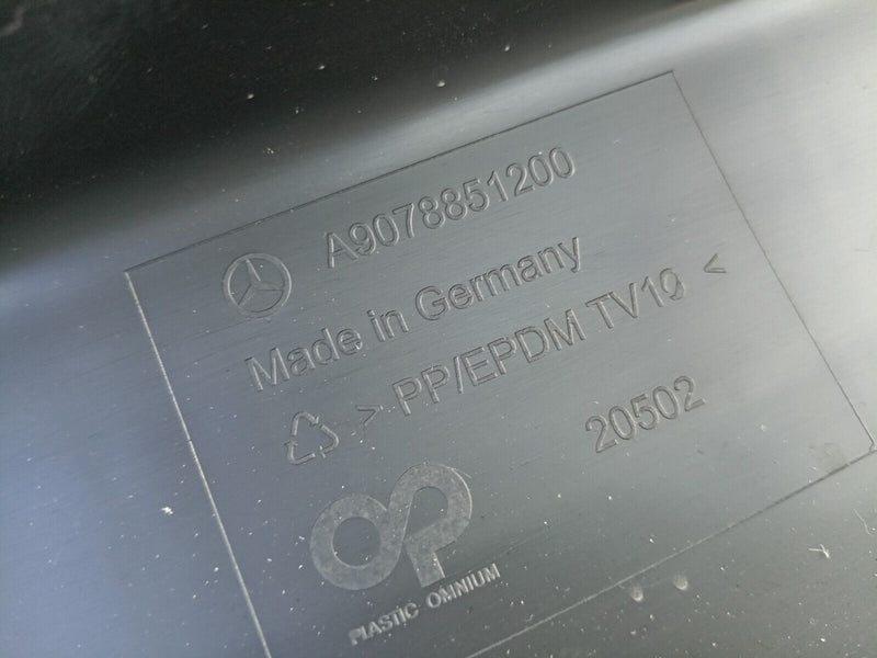 MERCEDES SPRINTER W907 W910 2018-ON STEP COVER REAR BUMPER A9078851200