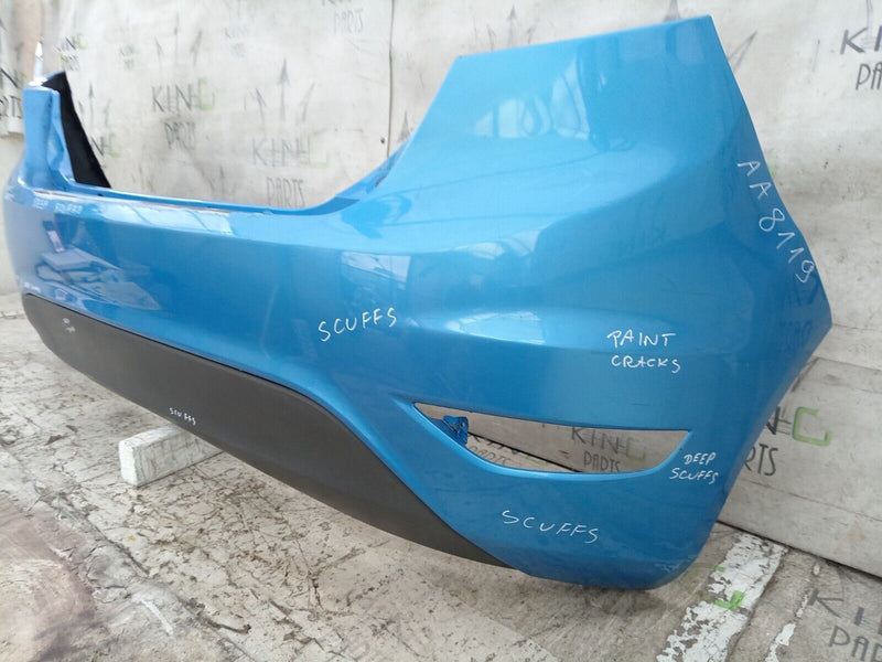 FORD FIESTA VI MK6 MK7 2008-14 REAR BUMPER GENUINE in BLUE 8A61-17906-A