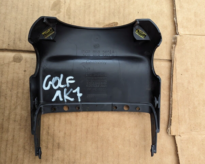 VW GOLF R MK7 2012-2020 STEERING COLUMN SURROUND TRIM COVER 5G0858565A GENUINE
