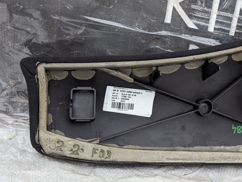 BMW X1 E84 09-15 LEFT SIDE REAR SEAT FABRIC SIDE PANEL GENUINE 2992383