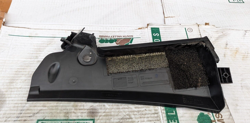 BMW 3 SERIES F30 2011-2019 ATTACHMENT PARTITION WALL 9206488 GENUINE